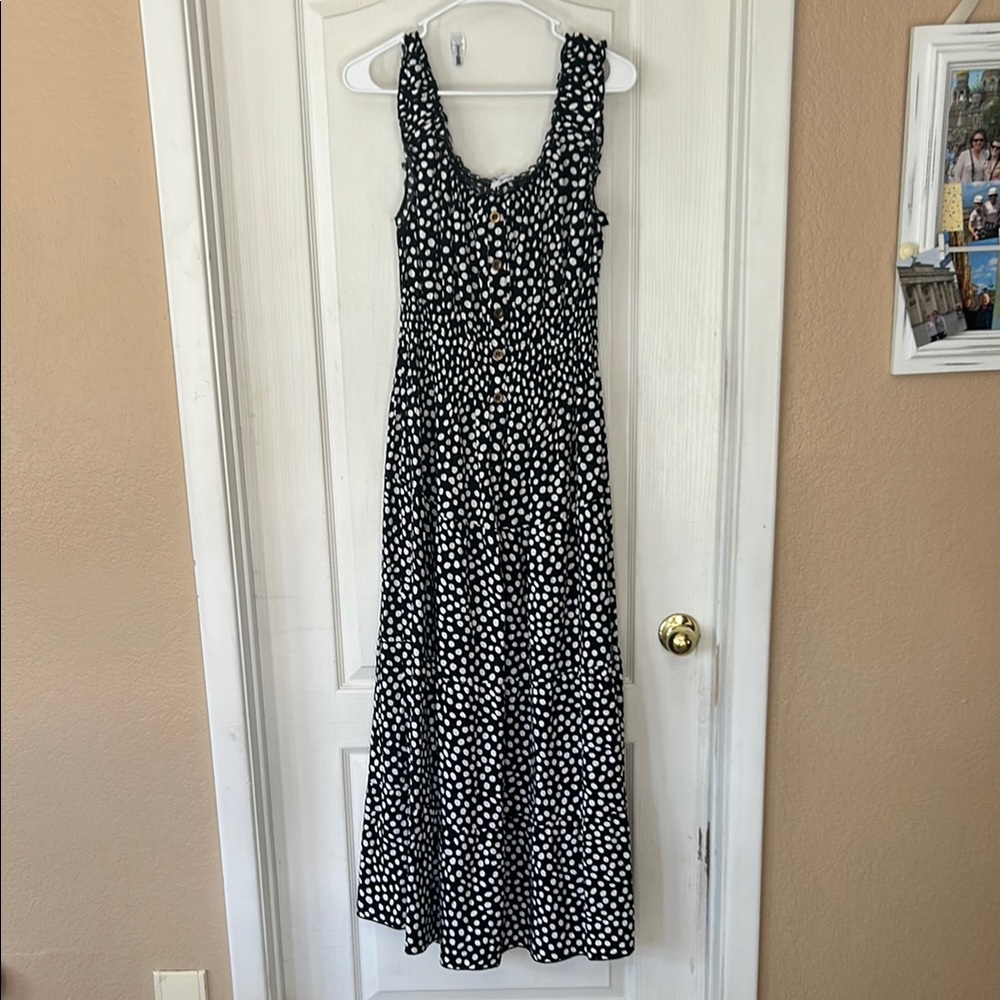 Black and White Polka Dot Dress